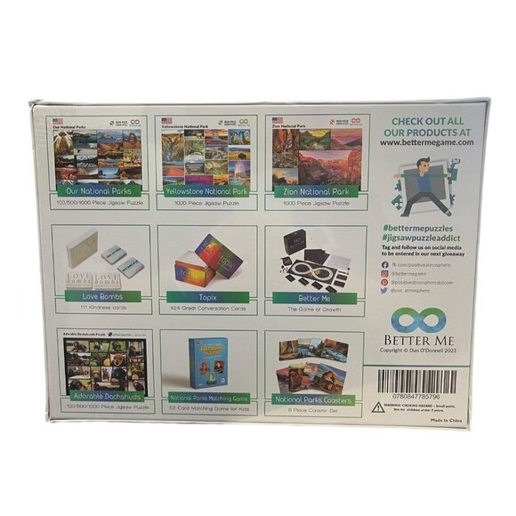 Yosemite National Park 1000 Piece jigsaw puzzle NEW  Sealed in Box - Picture 2 of 4